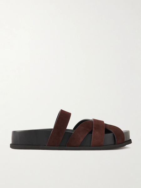  Neous   Ibor Suede Slides   Brown 