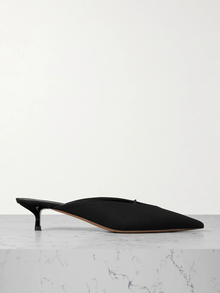  Neous   Matar Satin Mules   Black 