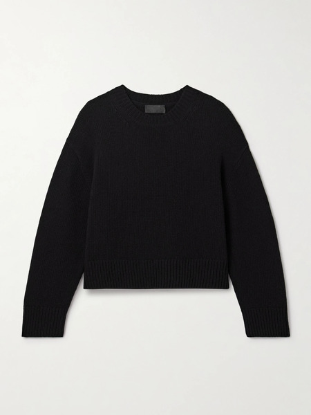  Nili Lotan   Haisley Oversized Wool Sweater   Black 