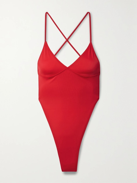  Norma Kamali   Mio Swimsuit   Red 
