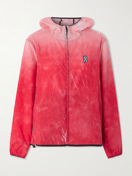  On   Pace Appliquéd Textured Shell Hooded Jacket   X Large 