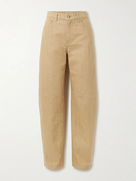  Ossou   Rider Boyfriend Jeans   Beige 