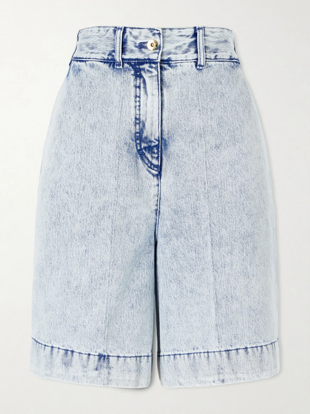  Patou   Denim Bermuda Shorts   Light Denim 