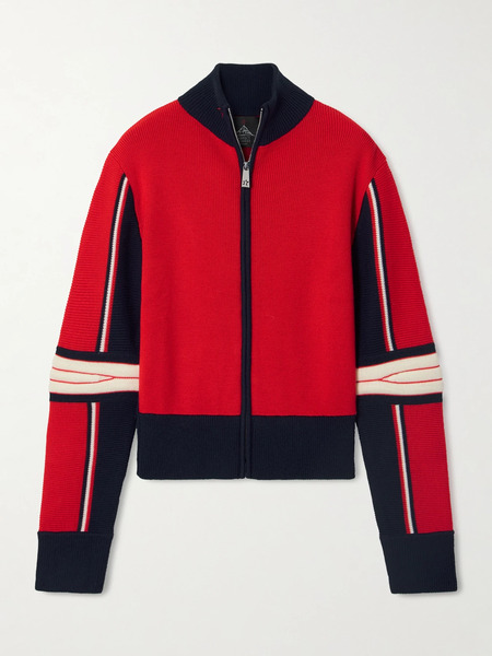  Perfect Moment   Merino Wool Cardigan   Red 