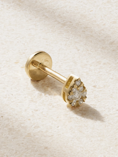  Persée   18 Karat Gold Diamond Single Earring   One Size 