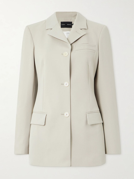  Proenza Schouler   Lark Wool Blend Blazer   Gray 
