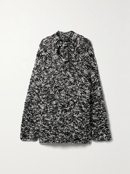  Proenza Schouler   Oversized Wool Sweater   Black 