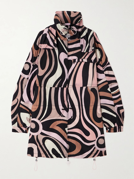  Pucci   Printed Taffeta Jacket   Black 