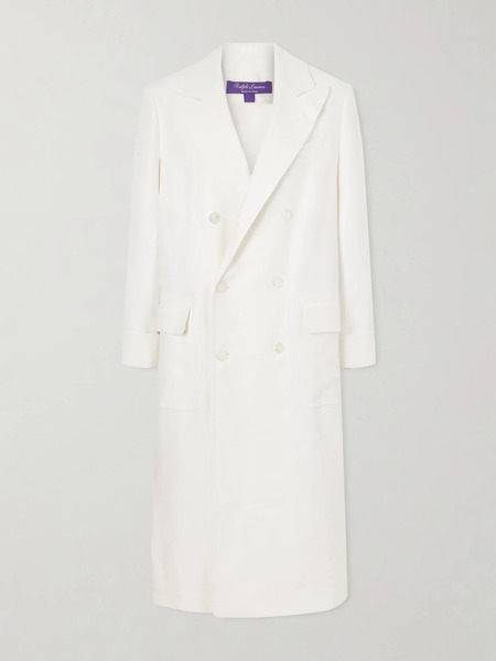  Ralph Lauren Collection   Taylan Linen Coat   Cream 