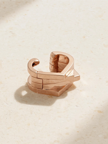  Repossi   Antifer 18 Karat Rose Gold Ear Cuff   One Size 