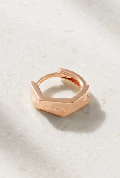  Repossi   18 Karat Rose Gold Single Hoop Earring   One Size 