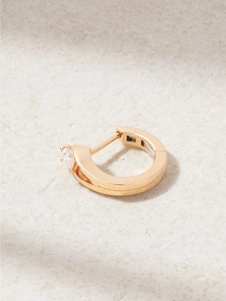  Repossi   Serti Inversé 18 Karat Rose Gold Diamond Single Earring   One Size 