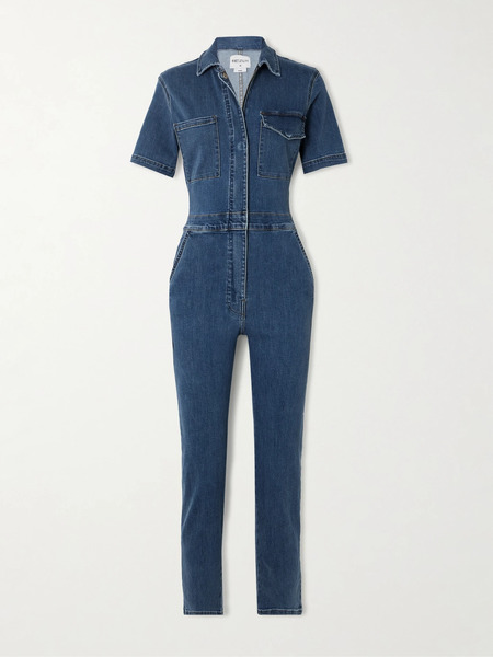  Rivet Utility   Rebel Denim Jumpsuit   Mid Denim 