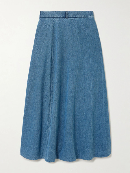  Róhe   Denim Midi Skirt   Mid Denim 