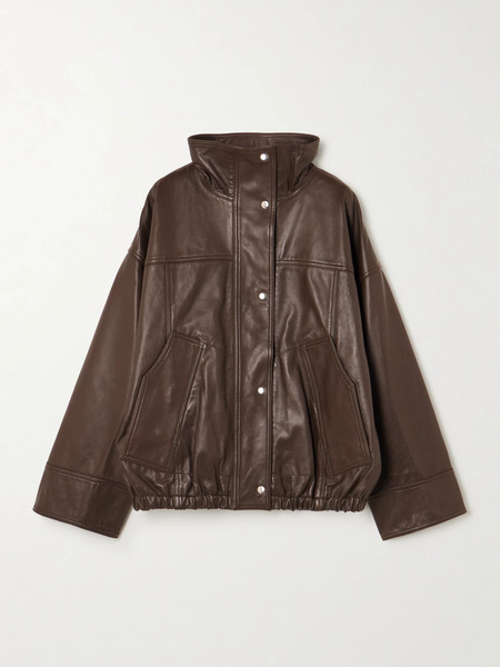  Róhe   Leather Jacket   Dark Brown 
