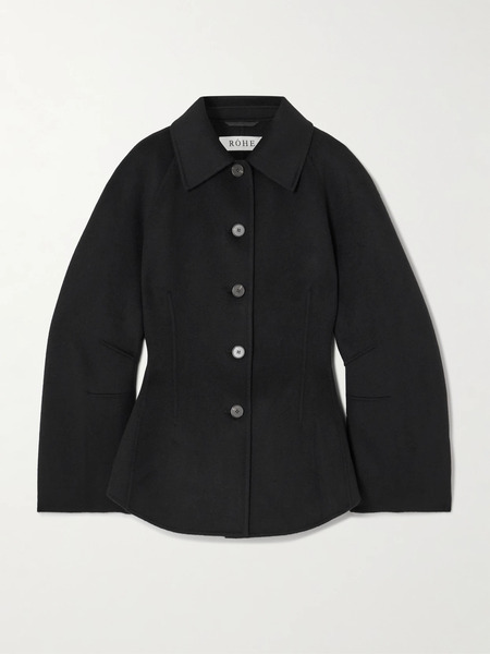  Róhe   Wool Jacket   Black 