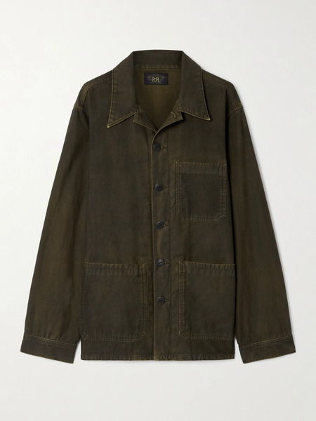  Rrl   Asher Cotton Canvas Jacket   Brown 