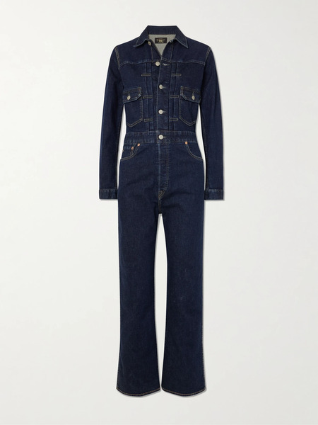  Rrl   Denim Jumpsuit   Dark Denim 