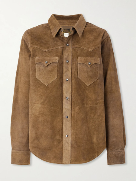  Rrl   Willet Suede Jacket   Brown 