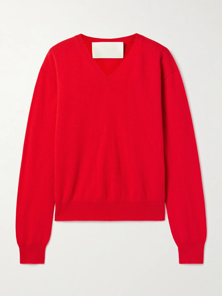  Rùadh   The Sanderson Cashmere Sweater   Red 