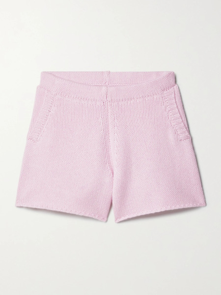  Sablyn   Debbie Cashmere Shorts   Pastel Pink 