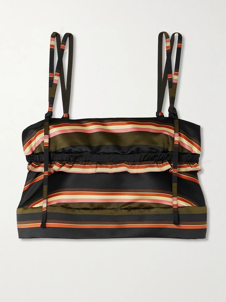  Sacai   Striped Crepe Top   Multi 
