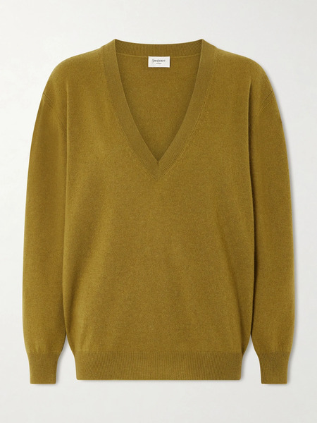  Saint Laurent   Cashmere Sweater   Green 