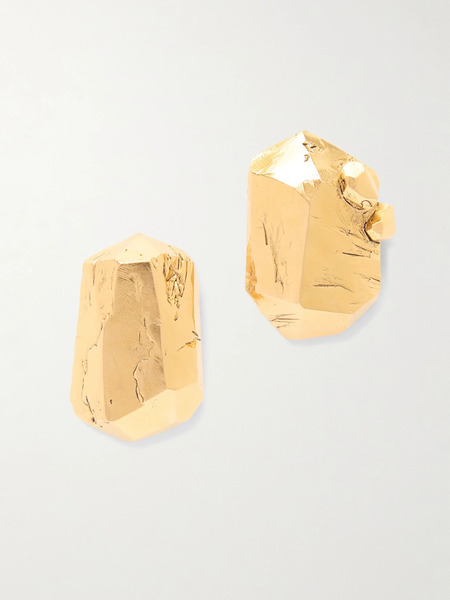  Saint Laurent   Gold Tone Earrings   One Size 