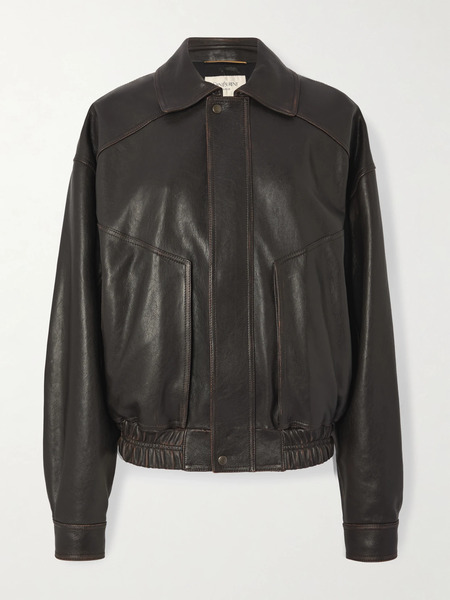  Saint Laurent   Leather Jacket   Black 