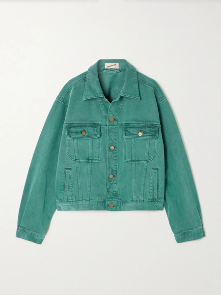  Sanderlak   Denim Jacket   Green 