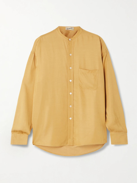  Sanderlak   Satin Twill Shirt   Gold 