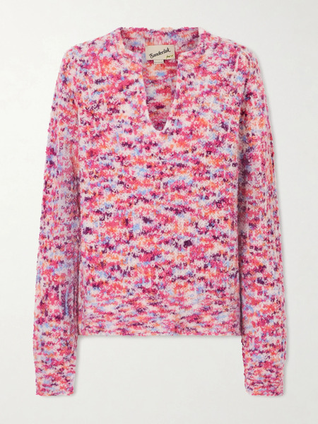  Sanderlak   Wool Blend Sweater   Pink 