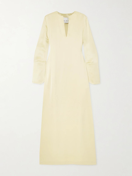  Sasuphi   Silk Maxi Dress   Yellow 