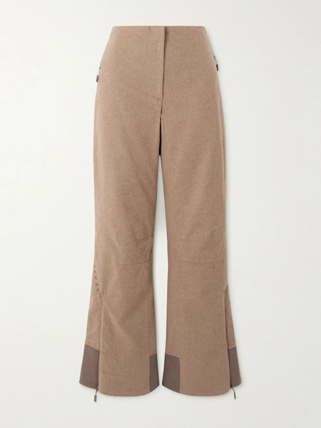  Sease   Akuna Padded Cashmere Flared Ski Pants   Brown 