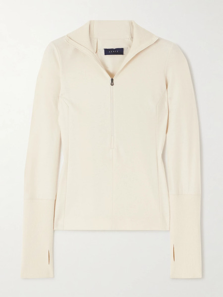  Sease   Ariel Fleece Ski Top   White 