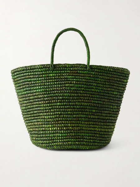  Sensi Studio   Large Straw Tote   Green 