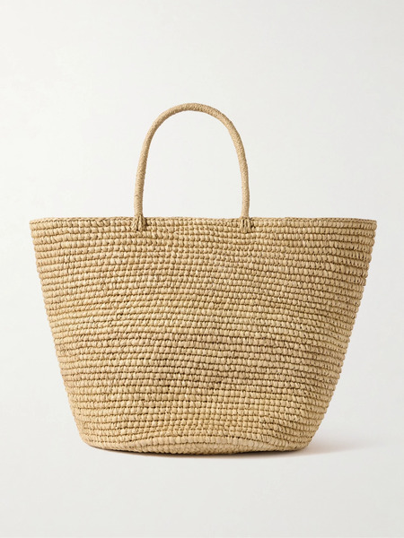  Sensi Studio   Large Straw Tote   Tan 
