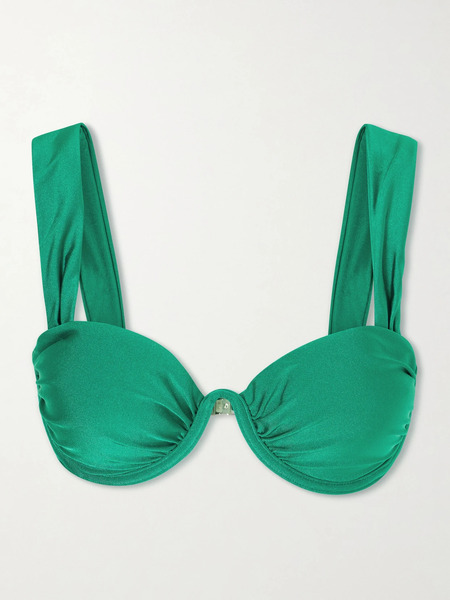  Simkhai   Anniston Bikini Top   Green 