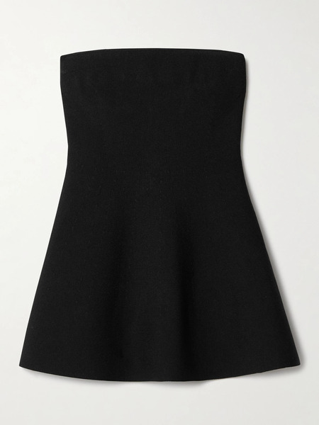  Simkhai   Ioanna Strapless Knitted Top   Black 