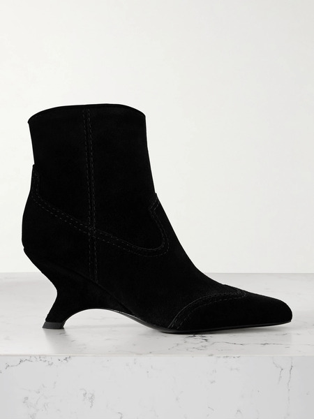  Simkhai   Shadow Suede Ankle Boots   Black 