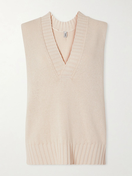  Sir.   Lula Knitted Sweater Vest   Ecru 