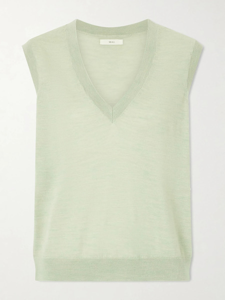  Skall   Amara Merino Wool Vest   Green 