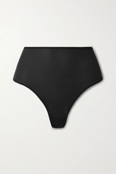  Skims   Fits Everybody High Waisted Thong   Onyx 