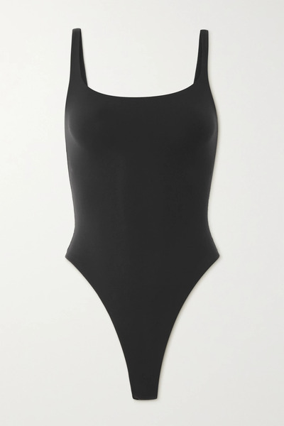  Skims   Fits Everybody Square Neck Bodysuit   Onyx 