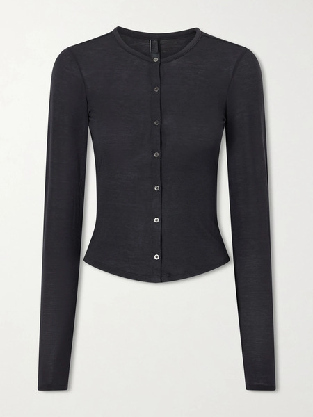 Skims   Modal Cardigan   Black 