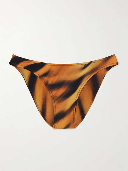  Skims   + Roberto Cavalli Signature Swim Mid Coverage Briefs   Tiger Face 