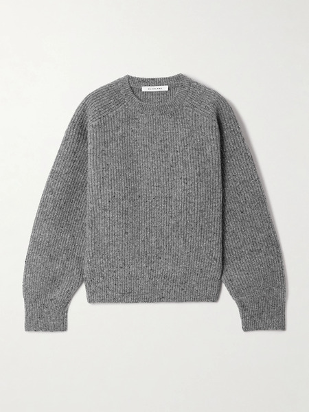  Slvrlake   Florence Ribbed Merino Wool Sweater   Gray 