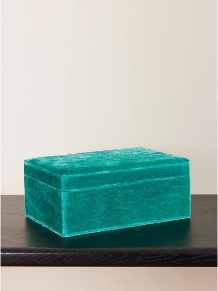  Sophie Bille Brahe   Velvet Jewelry Box   Green 