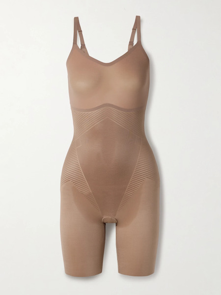  Spanx   Spanxshape™ Invisible Mid Thigh Bodysuit   Light Brown 
