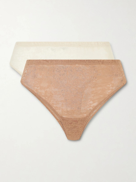  Spanx   Stretch Lace Briefs   Beige 